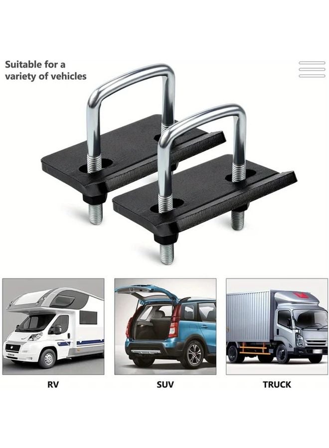 2 Packs Universal Steel Trailer Arm Hook Stabilizer Plate Anti Vibration Anti Loosening - Image 2